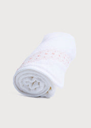 Pink Hand Smocked Towel ACCESSORIES from Pepa London US