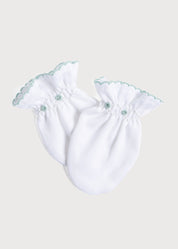 Green Hand Smocked Mittens Accessories  from Pepa London US