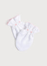 Pink Hand Smocked Mittens Accessories  from Pepa London US