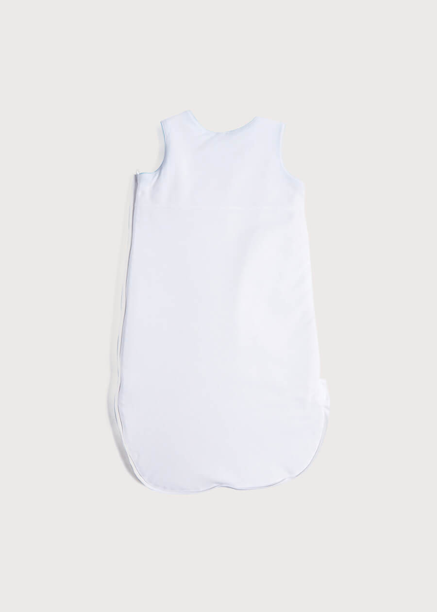 Blue Hand Smocked Sleeping Bag (3-18mths) Accessories from Pepa London US