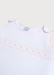 Pink Hand Smocked Sleeping Bag (3-18mths) ACCESSORIES from Pepa London US