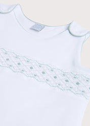 Green Hand Smocked Sleeping Bag (3-18mths) Accessories from Pepa London US
