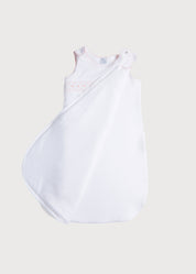 Pink Hand Smocked Sleeping Bag (3-18mths) Accessories from Pepa London US