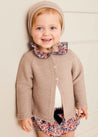 Beatrice Floral Long Sleeve Bodysuit in Navy (1mth-3yrs) Tops & Bodysuits  from Pepa London US