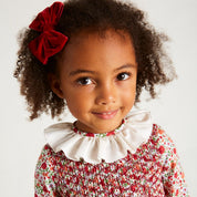 Velvet Big-Bow Clip in Red Hair Accessories  from Pepa London US