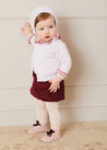 Corduroy Bloomers in Burgundy (3mths-2yrs) Bloomers  from Pepa London US