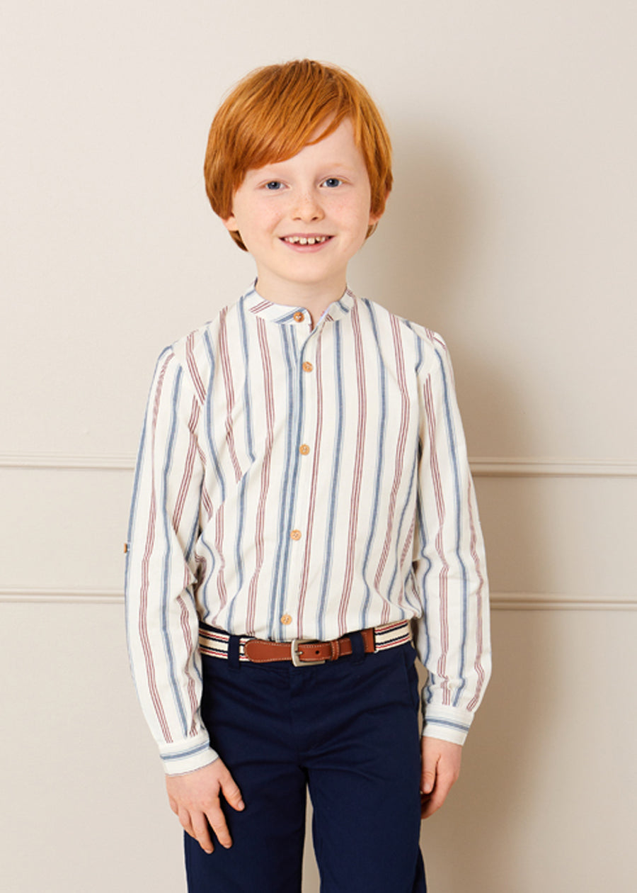 Beige Striped Belt BELTS from Pepa London