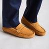 Camel Brown Suede Loafers Shoes  from Pepa London US