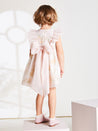 Organza Botanical Print Dress in Pink (2-10yrs) Dresses  from Pepa London US