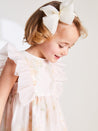 Organza Botanical Print Dress in Pink (2-10yrs) Dresses  from Pepa London US