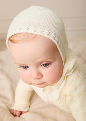 Knitted Celebration Set in Off-White (1-18mths) KNITTED SETS from Pepa London US