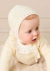 Knitted Celebration Set in Off-White (1-18mths) KNITTED SETS from Pepa London US