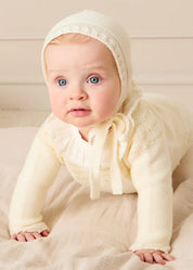 Knitted Celebration Set in Off-White (1-18mths) KNITTED SETS from Pepa London US