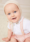 Striped Bloomers With Braces in Tangerine (6mths-2yrs) Bloomers  from Pepa London US