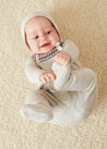 Fair Isle Knitted 2 Piece Set In Grey (1-9mths) KNITTED SETS from Pepa London US