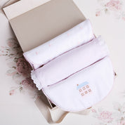 Delicate Pink Cotton Multipack Bibs ACCESSORIES from Pepa London US