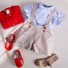 Classic Oxford Front Pocket Shirt in Light Blue (12mths-3yrs) Shirts from Pepa London US