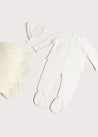 Delicate Ivory Lace Cotton Set (0-12mths) Sets  from Pepa London US