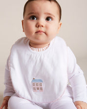 House Embroidered Cotton Bib ACCESSORIES from Pepa London US