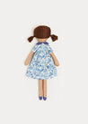 Daphne Floral Print Dress Albetta Dolly in Blue Toys  from Pepa London US