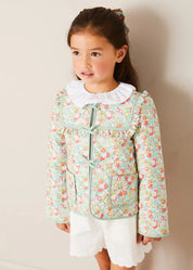 Scallop Trim Embroidered Shorts in White (2-10yrs) SHORTS from Pepa London US