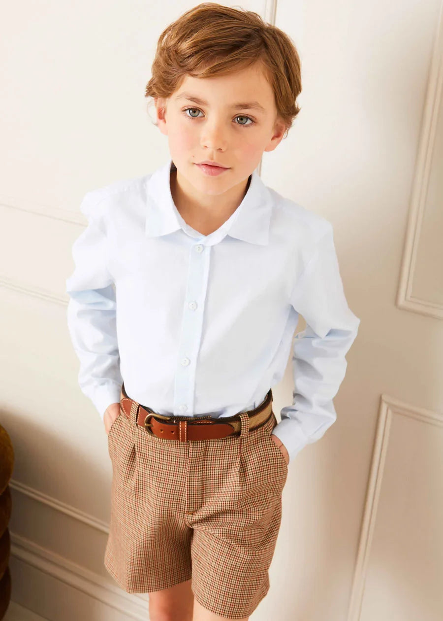 Classic Blue Cotton Oxford Shirt (4-10yrs) Shirts from Pepa London US