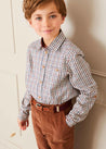 Corduroy Pocket Detail Trousers in Caramel (4-10yrs) Trousers  from Pepa London US