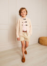 Plain Chino Shorts in Camel (4-10yrs) Shorts  from Pepa London US