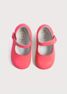 Leather Mary Jane Baby Shoes in Fuchsia (20-24EU) Shoes  from Pepa London US