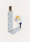 Evelyn Floral Dummy Clip in Blue Accessories  from Pepa London US