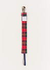 Belgravia Tartan Dummy Clip in Red Accessories  from Pepa London US