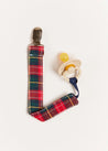 Belgravia Tartan Dummy Clip in Red Accessories  from Pepa London US