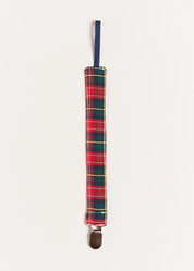 Belgravia Tartan Dummy Clip in Red Accessories  from Pepa London US