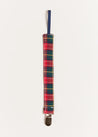 Belgravia Tartan Dummy Clip in Red Accessories  from Pepa London US