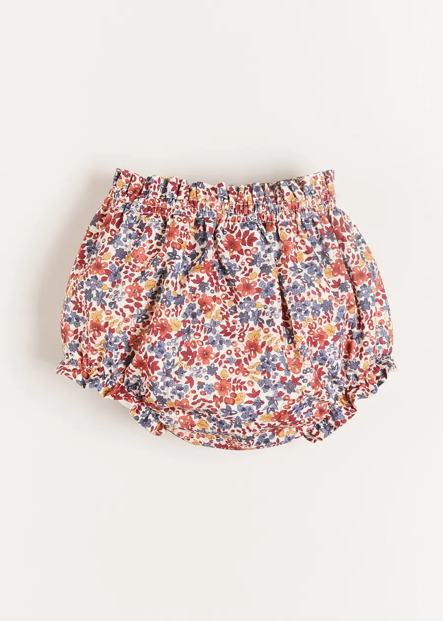 Beatrice Floral Bloomers in Caramel (3mths-2yrs) Bloomers  from Pepa London US
