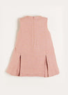 Warwick Sleeveless Pinafore Dress in Pink (12mths-10yrs) Dresses  from Pepa London US