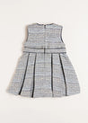 Walton Boucle Dress in Blue (12mths-10yrs) Dresses  from Pepa London US