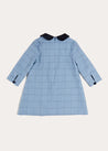 Eccleston Long Sleeve Dress in Blue (18mths-10yrs) Dresses  from Pepa London US