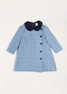 Eccelston Long Sleeve Dress in Blue (18mths-10yrs) Dresses  from Pepa London US