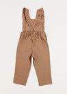 Chester Puppytooth Dungarees in Caramel (4-10yrs) Dungarees  from Pepa London US