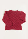 Openwork Cardigan in Pink (6mths-10yrs) Knitwear  from Pepa London US