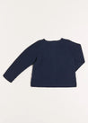 Openwork Cardigan in Navy (6mths-10yrs) Knitwear  from Pepa London US