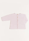 Openwork Detail Jumper in Pink (1-9mths) Knitwear  from Pepa London US