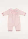 Laurel Floral Ruffle Collar Nightwear in Pink (6mths-3yrs) Nightwear  from Pepa London US