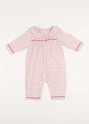 Laurel Floral Ruffle Collar Nightwear in Pink (6mths-3yrs) Nightwear  from Pepa London US