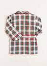 Sussex Tartan Dressing Gown in Red (2-10yrs) Nightwear from Pepa London US