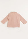 Fluffy Pea Coat in Pink (12mths-3yrs) Coats  from Pepa London US