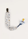 Ellis Dummy Clip in Blue Made with Liberty Fabric ACCESSORIES from Pepa London US