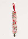 Margot Dummy Clip in Red Made with Liberty Fabric ACCESSORIES from Pepa London US