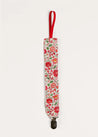 Margot Dummy Clip in Red Made with Liberty Fabric ACCESSORIES from Pepa London US